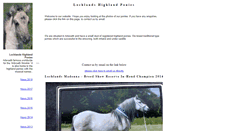 Desktop Screenshot of lochlandshighlandponies.com